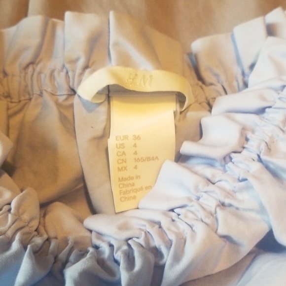 Baby Blue Bardot Top - Picture 3 of 4